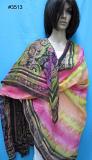 Cocktail Multi Color Dupatta Chunni Wrap Stole for Ladies